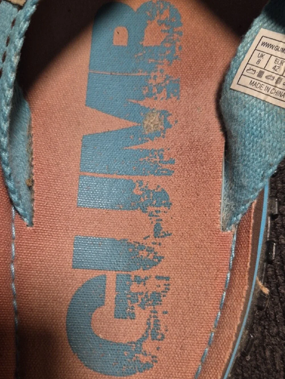 Men’s Aqua Blue Canvas Flip Flop Sandals